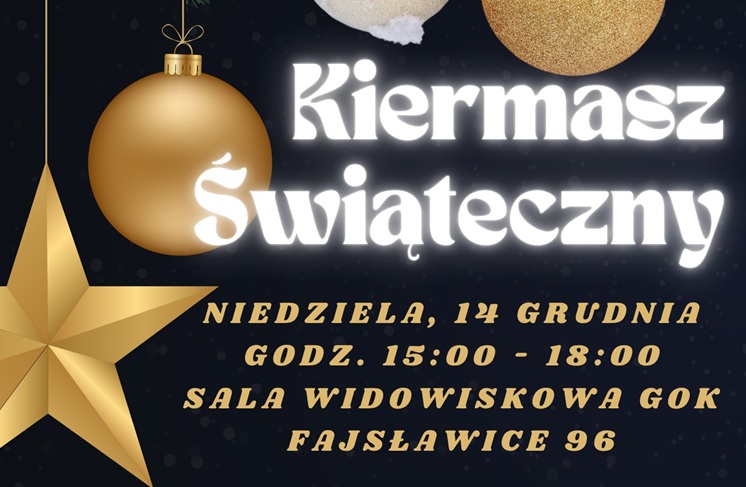 2025 12 14 Kiermasz Swiateczny Fajslawice