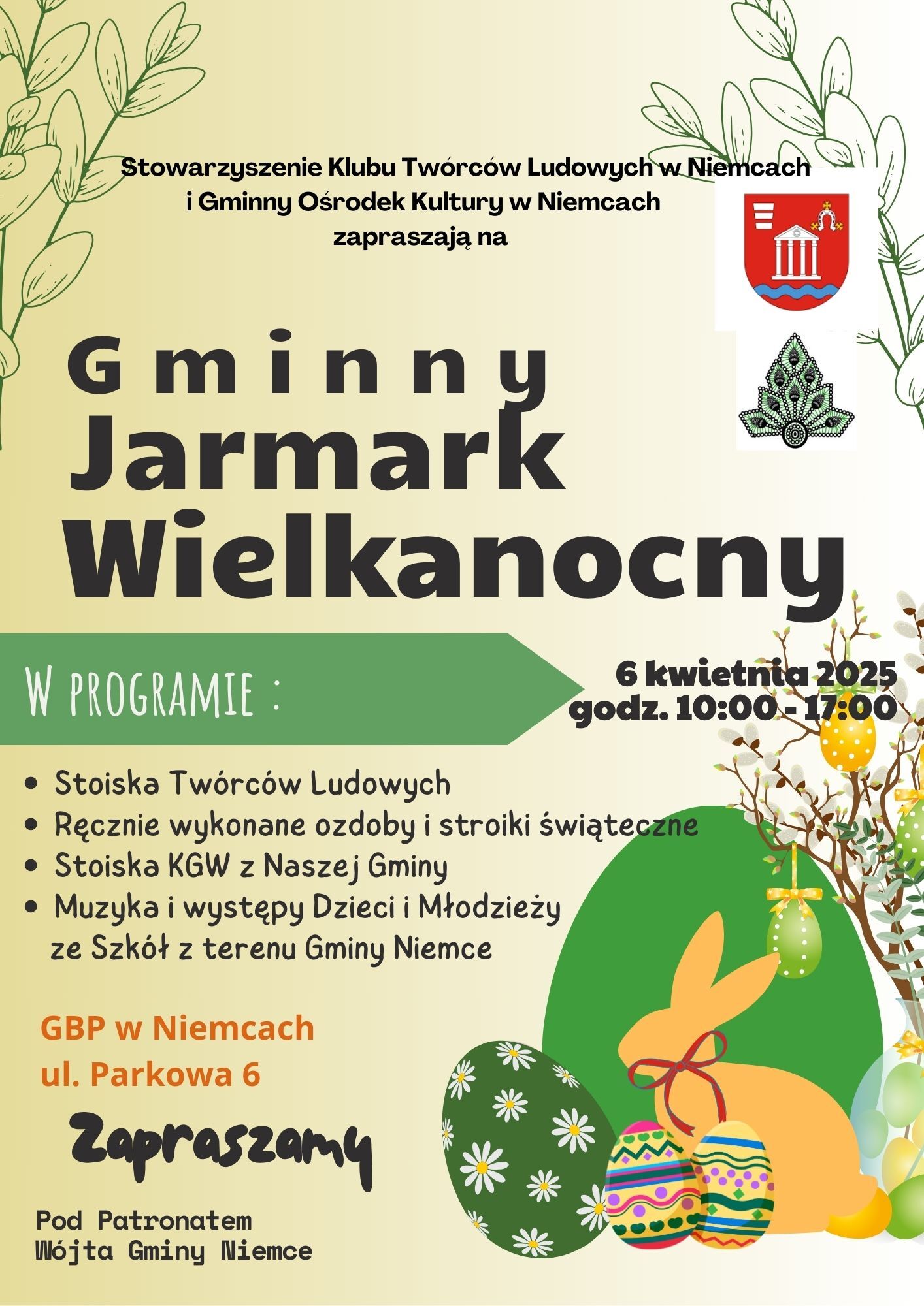 2025 04 06 Niemce Gminny Jarmark Wielkanocny