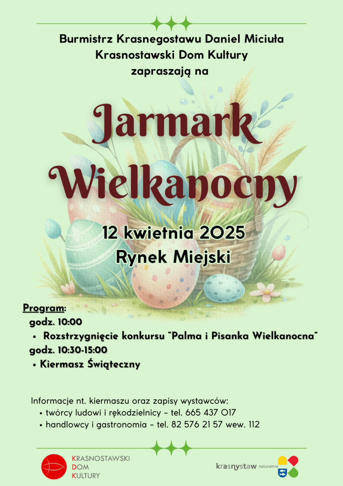 2025 04 12 Krasnystaw Jarmark Wielkanocny