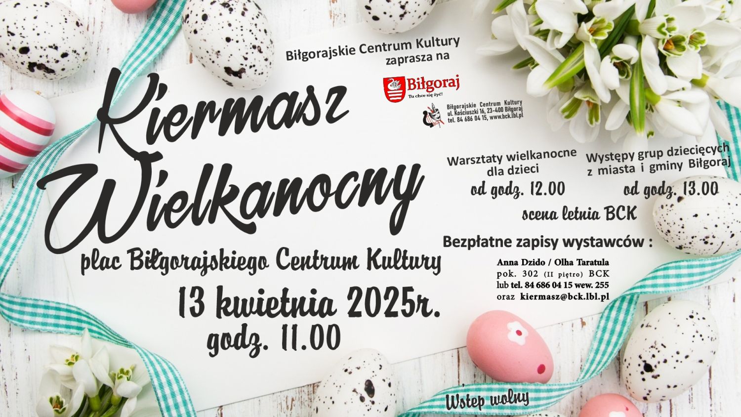 2025 04 13 Bilgoraj Kiermasz Wielkanocny
