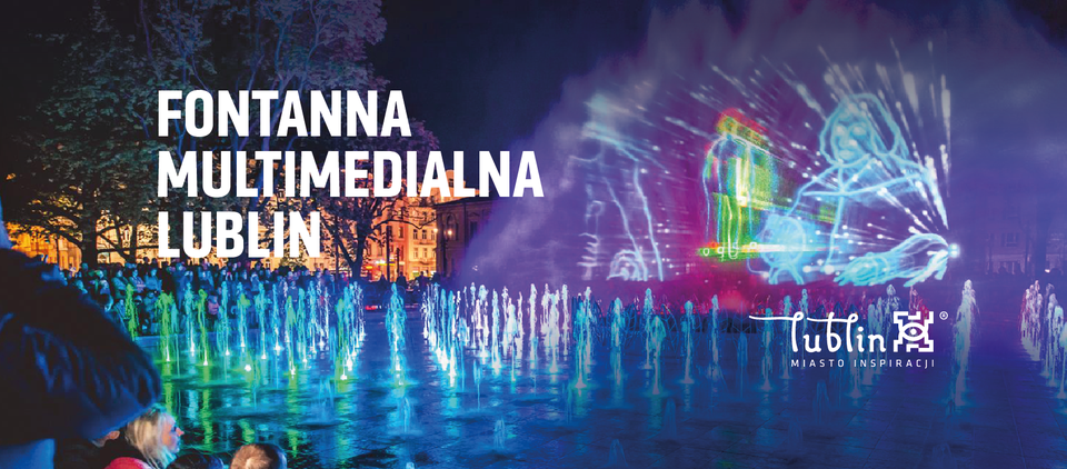 fontanna lublin noc